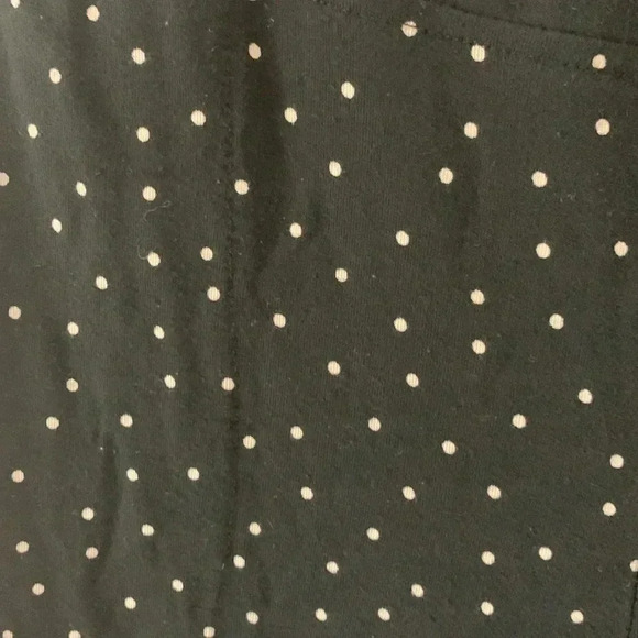 Soma cool nights, lounge, pants, black with small white polkadots size medium - Picture 2 of 7